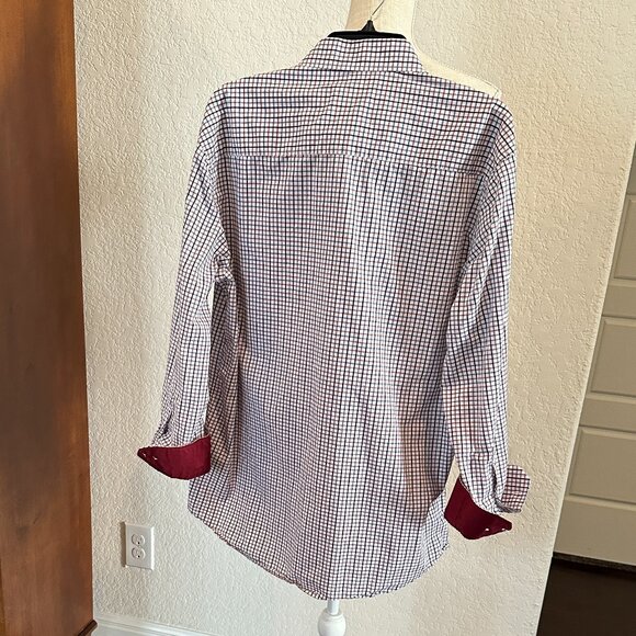 ENGLISH LAUNDRY Dress Shirt with Contrasting Cuffs - XL - Picture 6 of 9